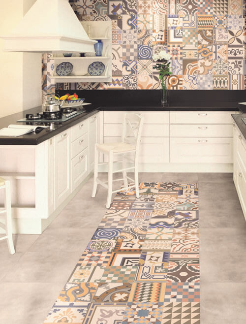 Mismatched Tile Design