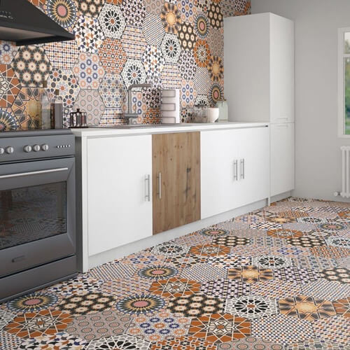 Mismatched Tile Design